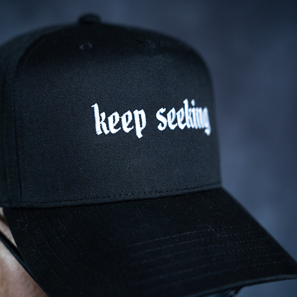 'Keep Seeking' 5 Panel Mid-Profile Cap